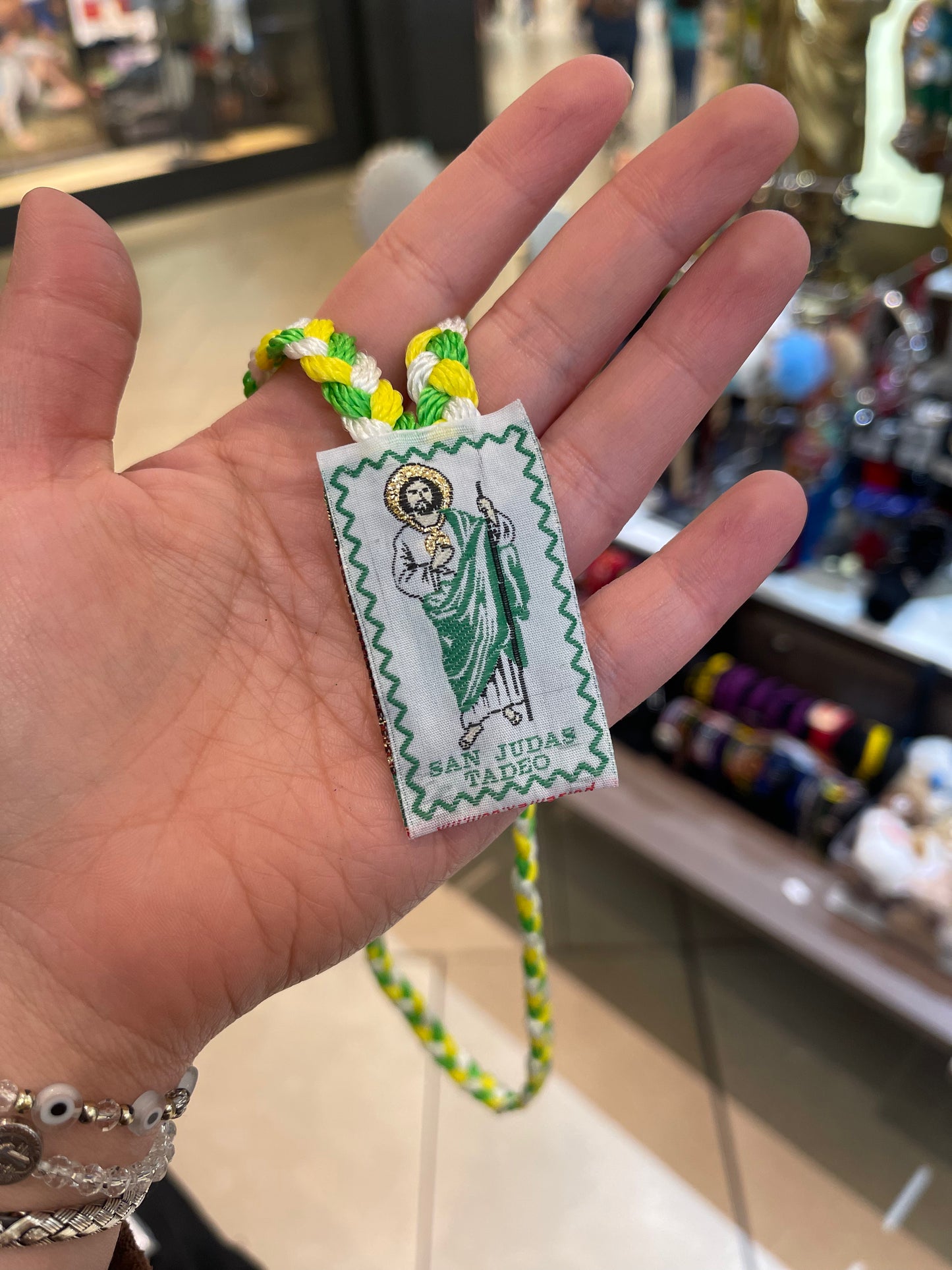 Escapulario de San Judas y Virgen de Guadalupe