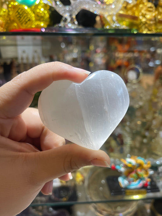 Celenita en forma de Corazón