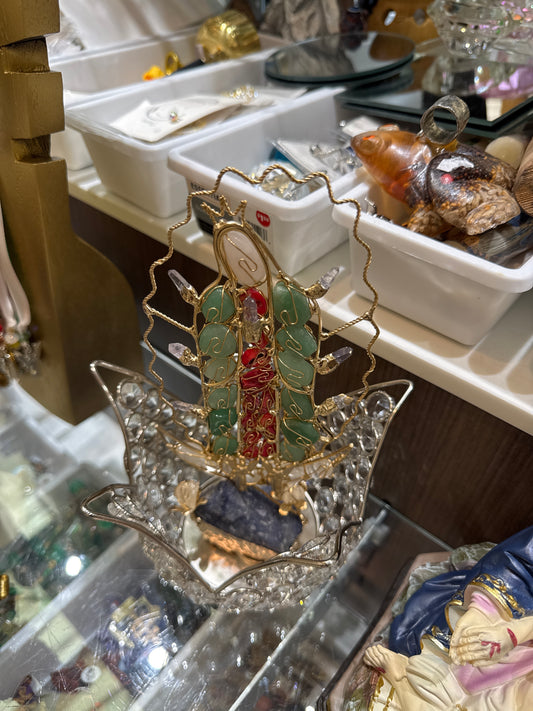 Subasta Virgen con flor de la abundancia